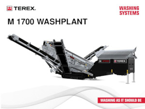 मोबाइल स्क्रीनिंग प्लांट Terex Washing Systems M 1700X