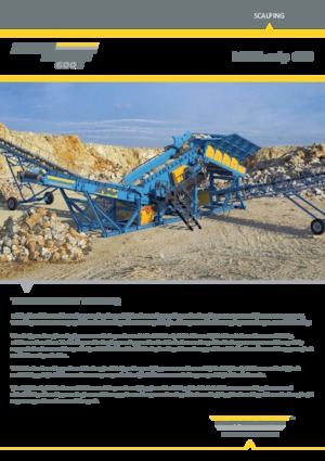 मोबाइल स्क्रीनिंग प्लांट Pilot Crushtec MAXIscalp 600