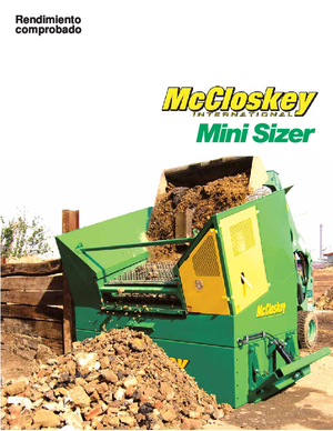 मोबाइल स्क्रीनिंग प्लांट McCloskey MiniSizer