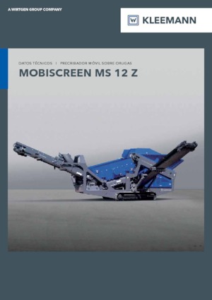 मोबाइल स्क्रीनिंग प्लांट Kleemann MS 12 Z