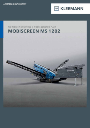 मोबाइल स्क्रीनिंग प्लांट Kleemann MS 1202