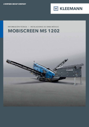 मोबाइल स्क्रीनिंग प्लांट Kleemann MS 1202