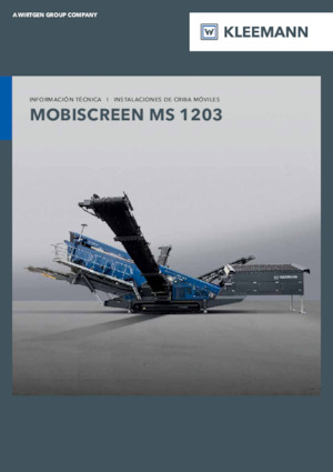 मोबाइल स्क्रीनिंग प्लांट Kleemann MS 1203