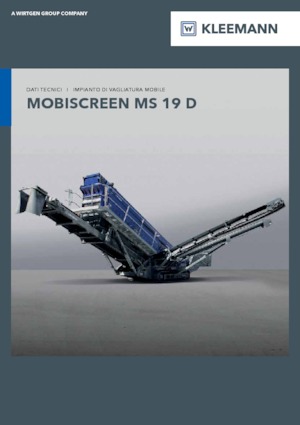 मोबाइल स्क्रीनिंग प्लांट Kleemann MS 19 D