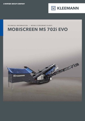 मोबाइल स्क्रीनिंग प्लांट Kleemann MS 702i EVO