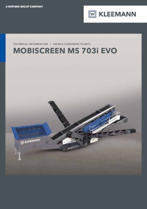 मोबाइल स्क्रीनिंग प्लांट Kleemann MS 703i EVO