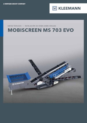 मोबाइल स्क्रीनिंग प्लांट Kleemann MS 703i EVO