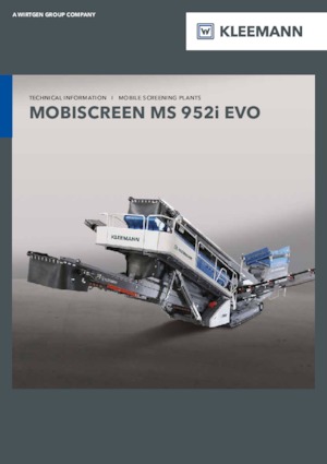 मोबाइल स्क्रीनिंग प्लांट Kleemann MS 952i EVO