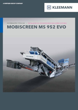 मोबाइल स्क्रीनिंग प्लांट Kleemann MS 952i EVO