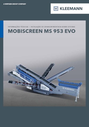 मोबाइल स्क्रीनिंग प्लांट Kleemann MS 953i EVO