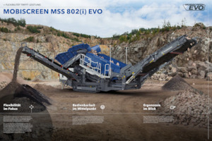 मोबाइल स्क्रीनिंग प्लांट Kleemann MSS 802(i) EVO