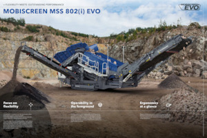 मोबाइल स्क्रीनिंग प्लांट Kleemann MSS 802(i) EVO