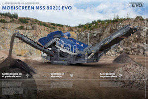 मोबाइल स्क्रीनिंग प्लांट Kleemann MSS 802(i) EVO