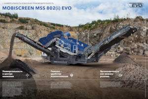 मोबाइल स्क्रीनिंग प्लांट Kleemann MSS 802(i) EVO