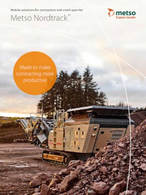 मोबाइल स्क्रीनिंग प्लांट Metso Nordtrack S4.12