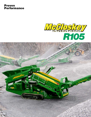 मोबाइल स्क्रीनिंग प्लांट McCloskey R105