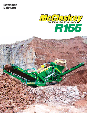 मोबाइल स्क्रीनिंग प्लांट McCloskey R155