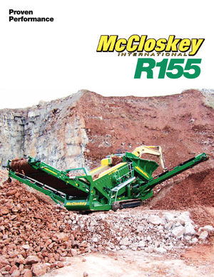 मोबाइल स्क्रीनिंग प्लांट McCloskey R155