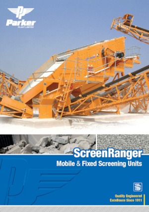 मोबाइल स्क्रीनिंग प्लांट Parker ScreenRanger SA