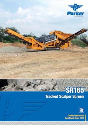 मोबाइल स्क्रीनिंग प्लांट Parker SR165
