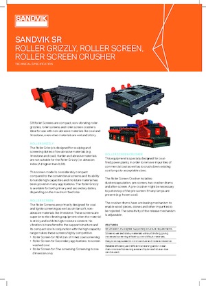 मोबाइल स्क्रीनिंग प्लांट Sandvik SR2161