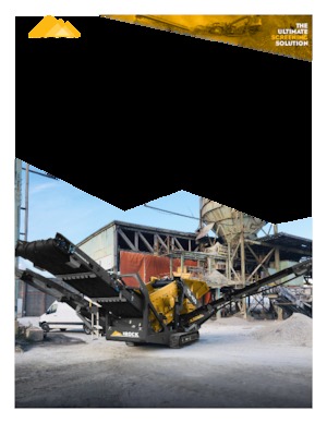 मोबाइल स्क्रीनिंग प्लांट IROCK  TS-409