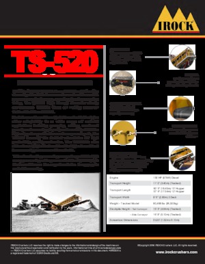 मोबाइल स्क्रीनिंग प्लांट IROCK  TS-520