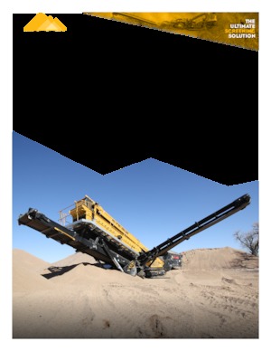 मोबाइल स्क्रीनिंग प्लांट IROCK  TS-520 TD