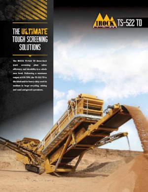 मोबाइल स्क्रीनिंग प्लांट IROCK  TS-522 TD