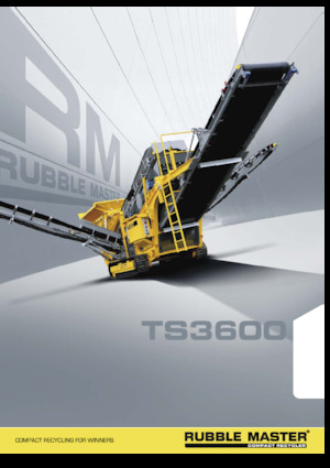मोबाइल स्क्रीनिंग प्लांट Rubble Master TS3600