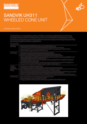 मोबाइल स्क्रीनिंग प्लांट Sandvik UH311
