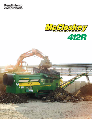 ड्रम के साथ मोबाइल स्क्रीनिंग प्लांट McCloskey 412 RT