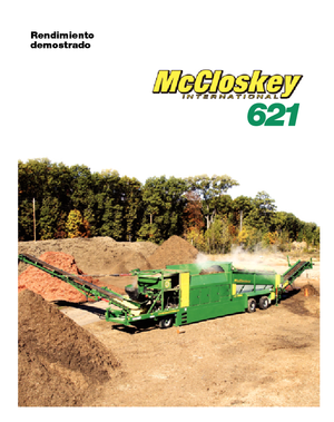 ड्रम के साथ मोबाइल स्क्रीनिंग प्लांट McCloskey 621