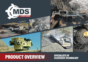 ड्रम के साथ मोबाइल स्क्रीनिंग प्लांट MDS M413