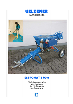 मोर्टार मिक्सिंग पंप Uelzener Estromat S 70