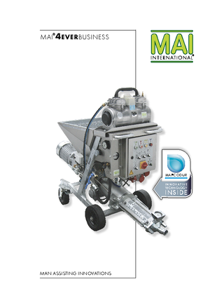 मोर्टार मिक्सिंग पंप MAI® MAI 4 Ever Business