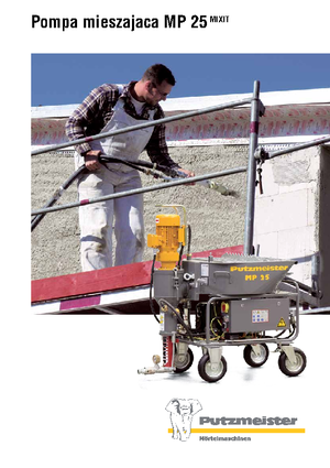 मोर्टार मिक्सिंग पंप Putzmeister MP 25 Mixit + HWS