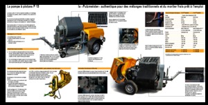 स्टेशनरी कंक्रीट पंप Putzmeister P 13 EMR KA 230