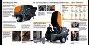 स्टेशनरी कंक्रीट पंप Putzmeister P 715 TE 
