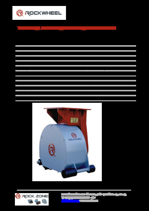 हाइड्रोलिक एक्सकेवेटर के लिए माउंटेबल मिलिंग हेड Rockwheel by ROCK.ZONE RR 200
