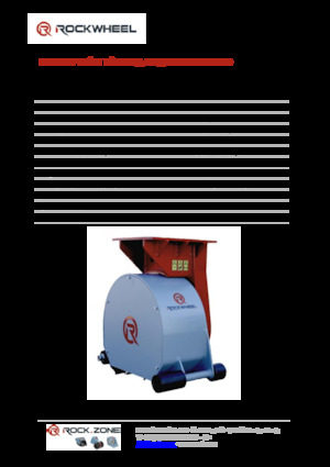 हाइड्रोलिक एक्सकेवेटर के लिए माउंटेबल मिलिंग हेड Rockwheel by ROCK.ZONE RR 200