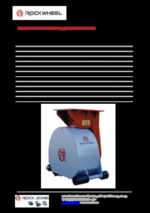 हाइड्रोलिक एक्सकेवेटर के लिए माउंटेबल मिलिंग हेड Rockwheel by ROCK.ZONE RR 200