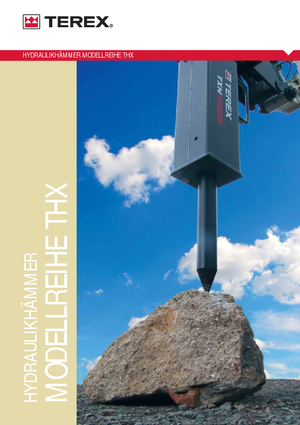 हाइड्रोलिक एक्सकेवेटर के लिए माउंटेबल मिलिंग हेड Terex WS 15 LD