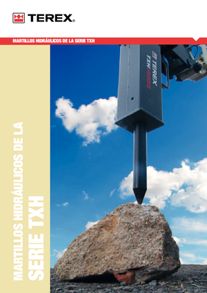 हाइड्रोलिक एक्सकेवेटर के लिए माउंटेबल मिलिंग हेड Terex WS 30 HD