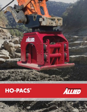 हाइड्रोलिक एक्सकेवेटर के लिए कॉम्पेक्टर Allied 700B