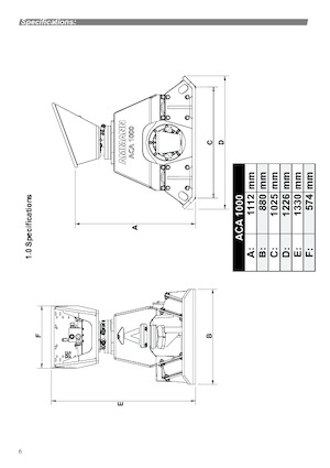 हाइड्रोलिक एक्सकेवेटर के लिए कॉम्पेक्टर Ammann ACA 1000