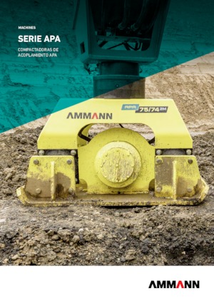 हाइड्रोलिक एक्सकेवेटर के लिए कॉम्पेक्टर Ammann APA 2030