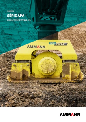 हाइड्रोलिक एक्सकेवेटर के लिए कॉम्पेक्टर Ammann APA 2030