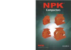 हाइड्रोलिक एक्सकेवेटर के लिए कॉम्पेक्टर NPK C-6C