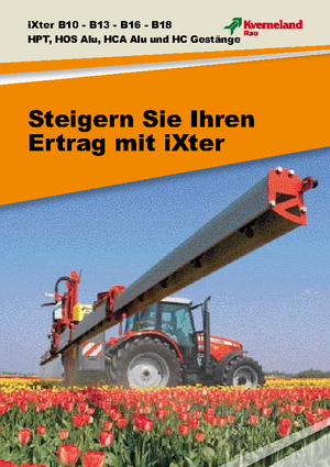 माउंटेड फील्ड स्प्रेयर Kverneland iXter B18
